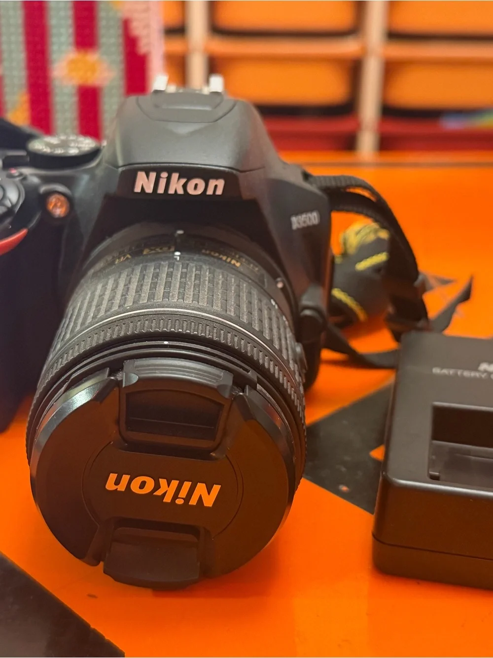 Nikon Black DSLR Camera with AF-P DX NIKKOR 18-55mm Lens